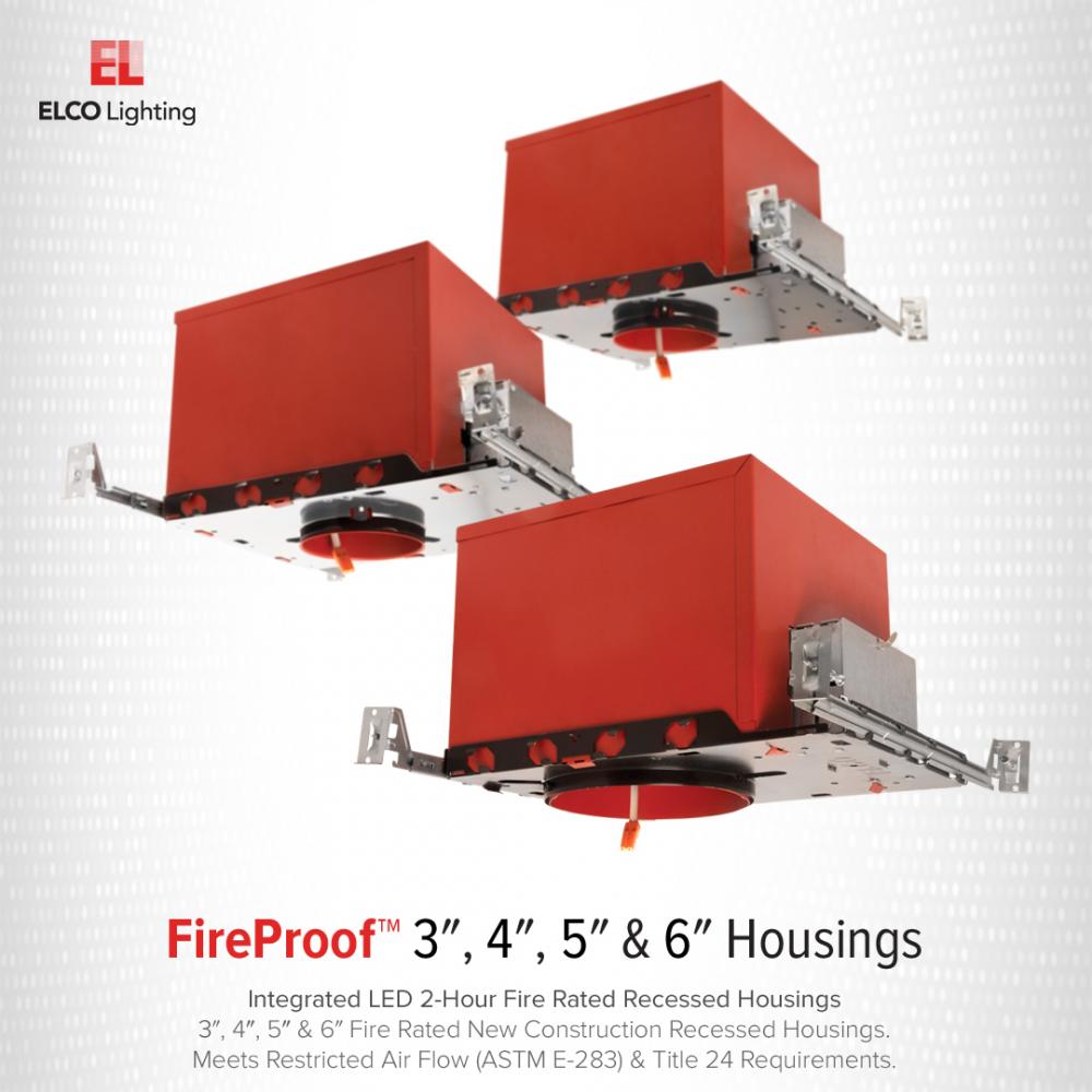 5" IC Airtight New Construction 2-Hour Fire Rated Housing