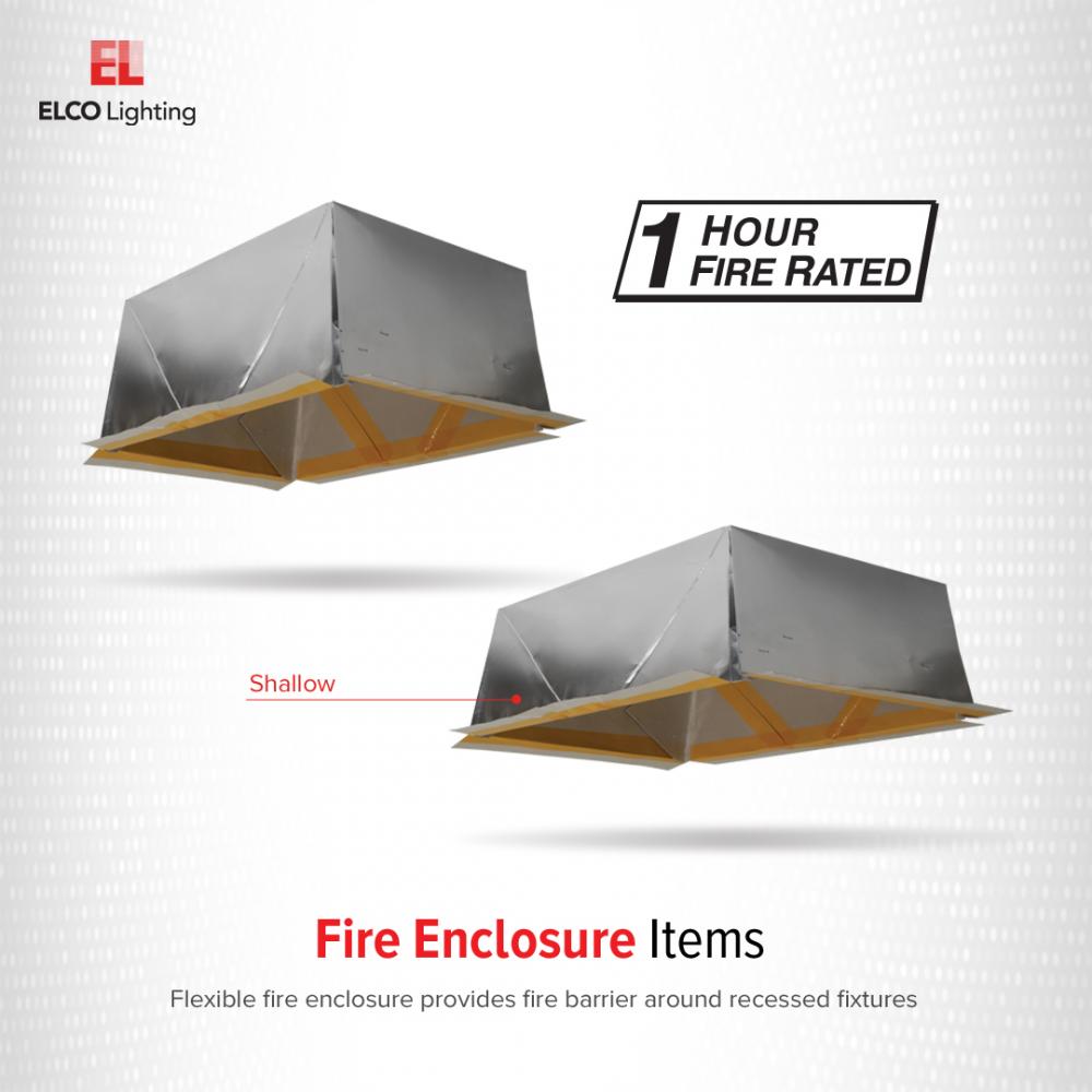 Flexible MICA Fire Enclosure for Recessed Fixtures