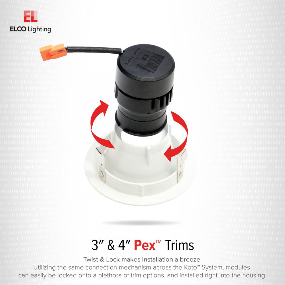 Pex™ 3" Round Adjustable Pinhole