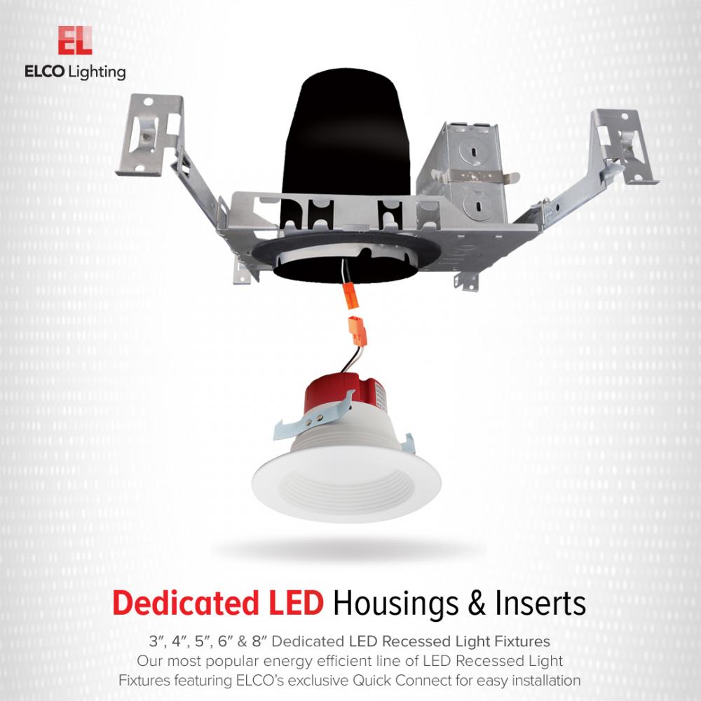 3" New Construction Dedicated LED IC Airtight Housing