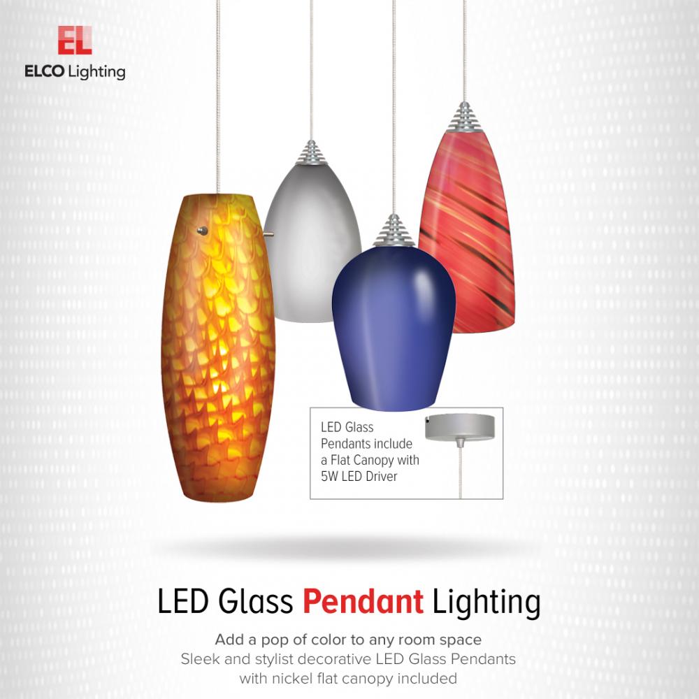 LED Barrel™ Glass Pendants