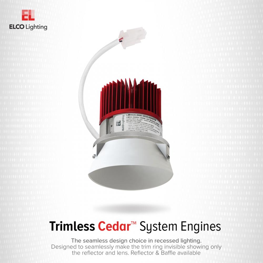 4" LED Light Engine with Trimless Reflector