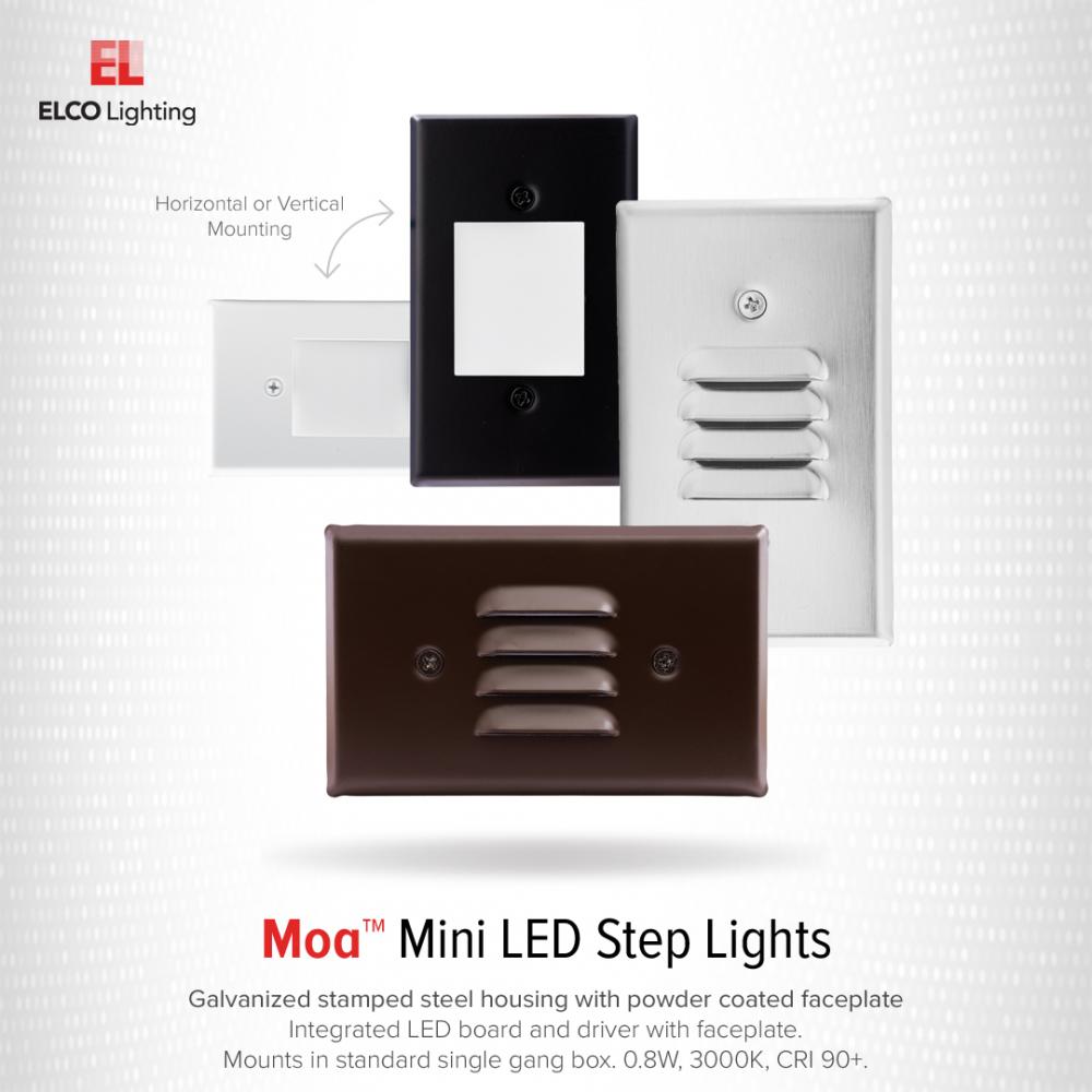 Mini Photocell LED Step Light with Frosted Acrylic Lens