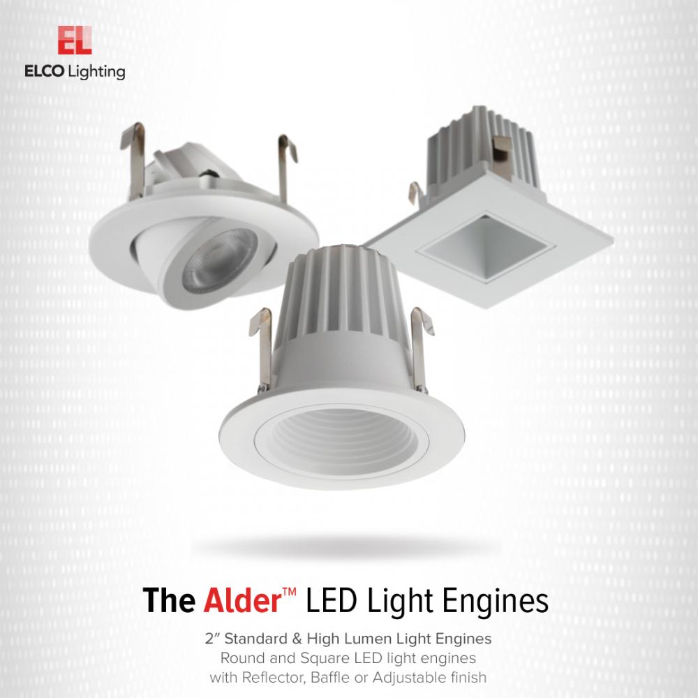 2" Square LED High-Lumen Adjustable Light Engine