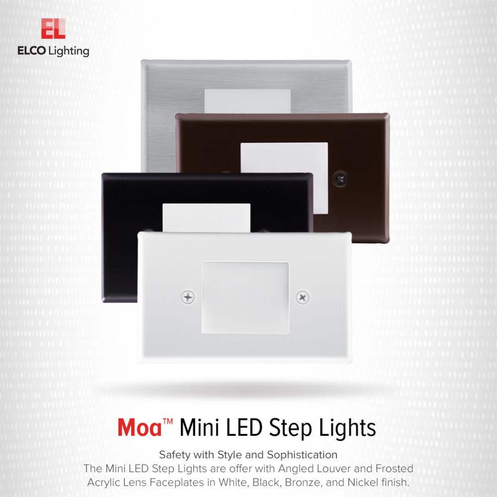Mini LED Step Light with Angled Louver 