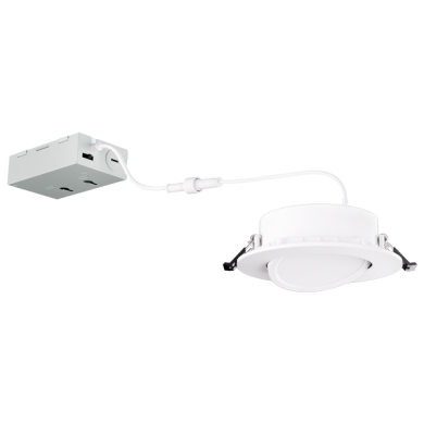4" LED Recessed Gimbal Downlight with 5-CCT Switch