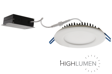 6" Ultra Slim LED High Lumen Round Panel Light