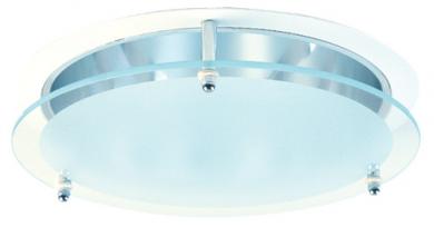 8" Reflector with Suspended Glass Trim