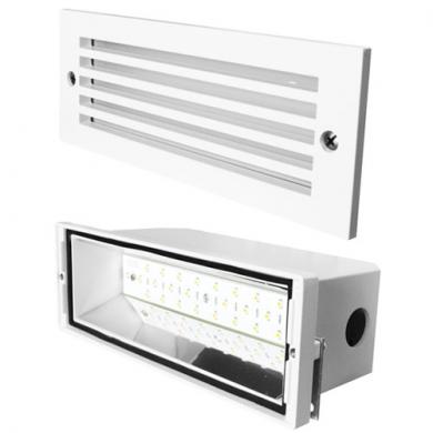 LED Brick Light with Grill Faceplate